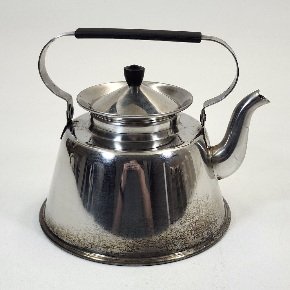 Rostfritt Kettle Stainless Steel Swedish Teapot Retro Coffee Pot Scandinavian
